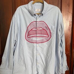 Coach x Tom Wesselmann button shirt Oxford XL